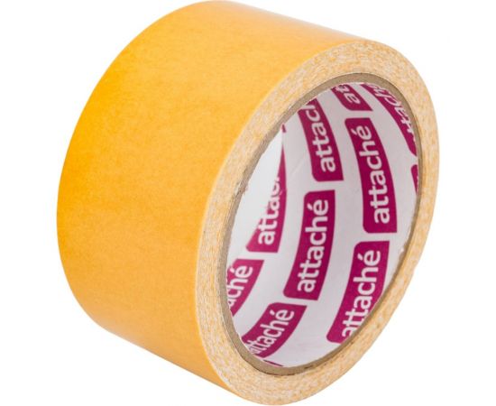 Двухсторонняя клейкая лента на тканевой основе Attache 50 мм х 10 м 131099 – изображение 2