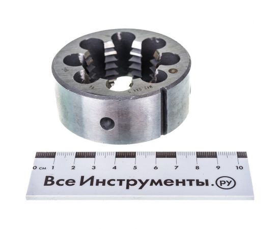 Плашка ИНСТУЛС М. 42.0х4.5х75х30 9SiCr 6g DIN223 00001178319 – изображение 2