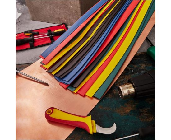 Термоусаживаемые трубки REXANT 20,0/10,0 мм, набор пять цветов, упаковка 25 шт. по 1 м 29-0170 – изображение 4