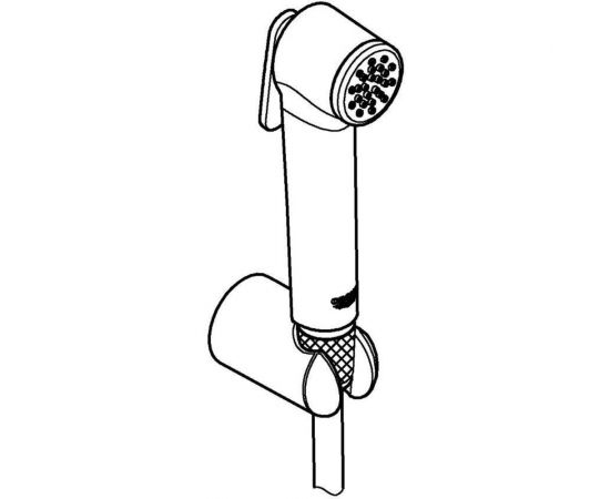 Душевой набор с гигиеническим душем GROHE Tempesta-F душевой шланг Silverflex 1500 мм 26353000 – изображение 2