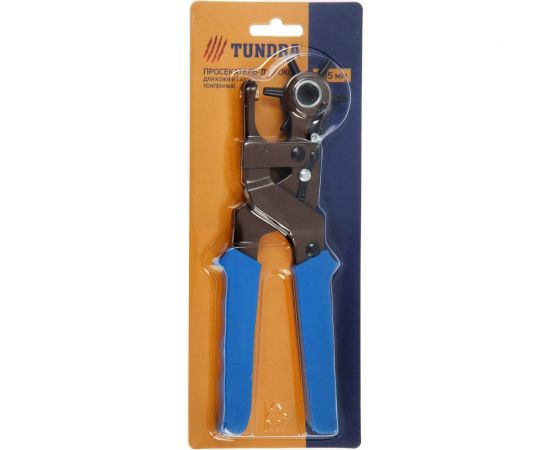 Просекатель дырокол для кожи и картона ТУНДРА усиленный, 2-2.5-3-3.5-4-4.5 мм, 235 мм 7085381 – изображение 2