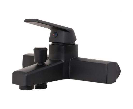 Полимерный смеситель для ванны и душа OneLife без душевого набора, цвет чёрный P02-100b – изображение 3