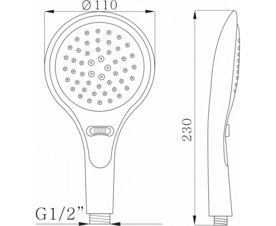 Лейка для душа AV Engineering AVSSS-034 – изображение 3