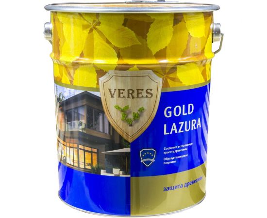 Пропитка Veres Gold Lazura №17 золотой бор 10 л 1 45290 