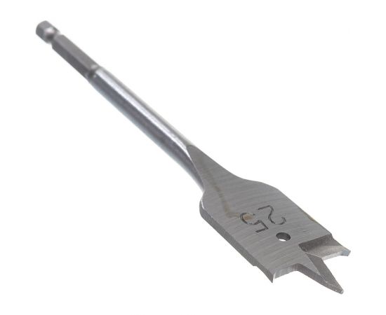 Сверло перовое по дереву (25х152 мм; HEX1/4) Heller 19063 