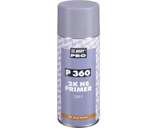 Аэрозольный грунт HB BODY 360 HS 2К сер. 0,4л 5100700001 