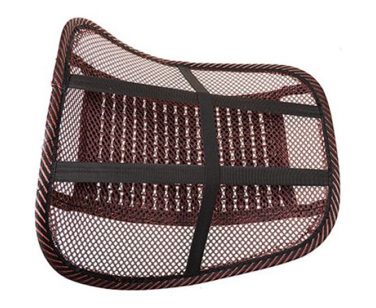 Анатомическая массажная поддержка под спину SKYWAY Support-03 полиэстер/дерево коричневый S10201004 