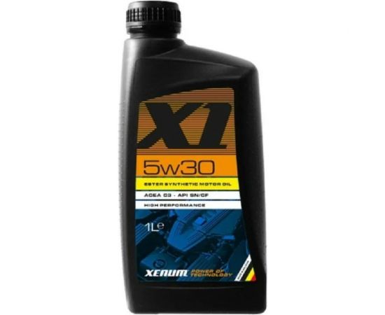 Моторное масло на эстеровой основе XENUM X1 5W30, 1 л, высокоэффективное, синтетическое 1501001A 