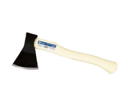 Плотницкий кованый топор КОБАЛЬТ МАСТЕР 600 г, деревянное топорище 906-708 – изображение 4