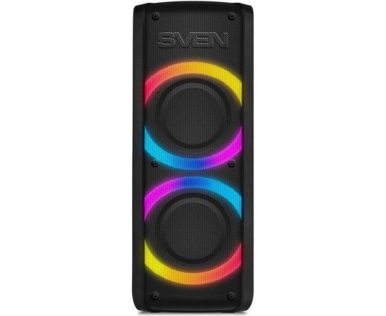 Портативная колонка SVEN АС PS-710 черная, 100 Вт, TWS, Bluetooth, FM, USB, microSD, LED-дисплей, 4400 мА*ч SV-021696 – изображение 12