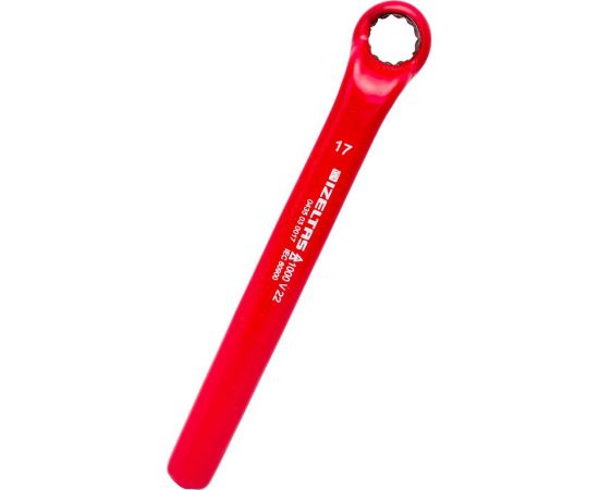 Диэлектрический накидной ключ IZELTAS 1000V изогнутый, 17мм, длина 230 мм, 0435030017 – изображение 3