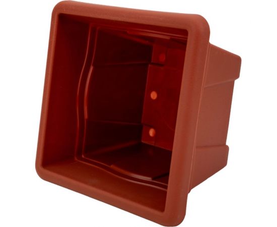 Горшок с поддоном Martika Квадро 2.9л, 20x20 см, терракотовый С162Т – изображение 2