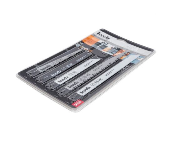 Набор пильных полотен 5 шт для сабельной пилы KWB 576005 – изображение 3