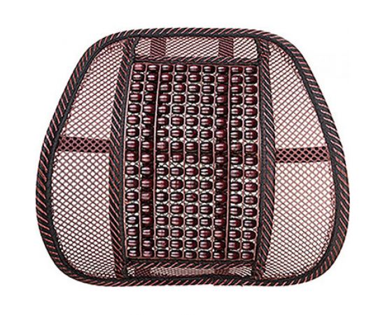 Анатомическая массажная поддержка под спину SKYWAY Support-03 полиэстер/дерево коричневый S10201004 – изображение 2