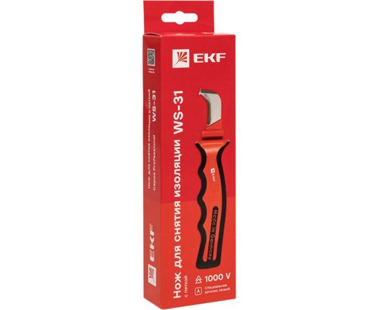 Нож EKFWS-31 Professional с пяткой 1000 В ws-31 – изображение 4