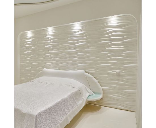 Стеновые панели 3D Artpole FORCE (гипсовые; белые; 600x600 мм; 1 шт; 0,36 кв.м) M-0001B – изображение 2