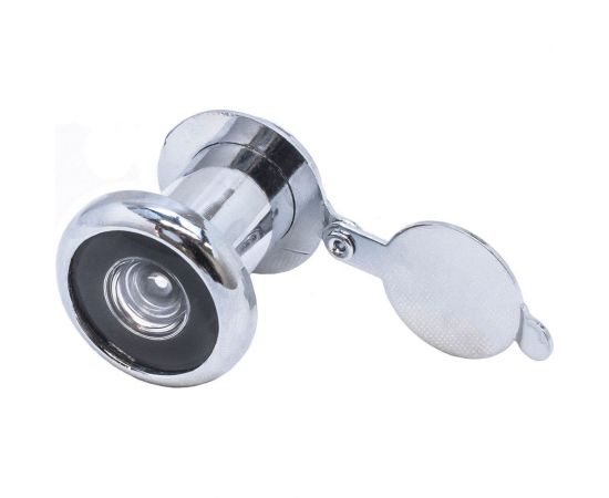 Дверной глазок Аллюр ГД-1 БШт 25-42 мм, d=14 мм, хром 1506 