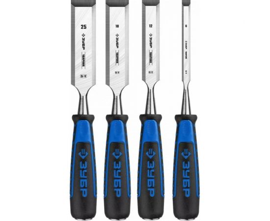 Набор стамесок-долот ЗУБР Ударник 4 шт 18097-H4 