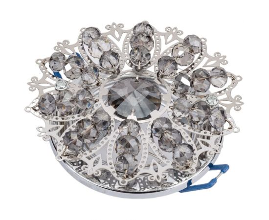 Встраиваемый светильник De Fran MR16 хром+дымчатый хрусталь, FT 880 x 