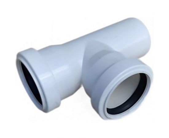 Тройник ХЕМКОР НПВХ, 50x50, 87 градусов ВК ШУМЭКС 2391061 