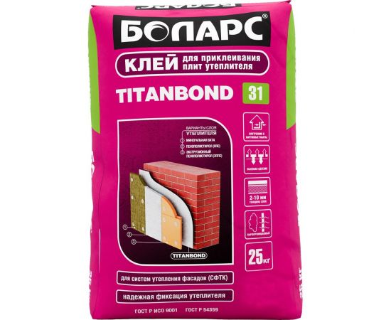 Клей БОЛАРС TITANBOND 25 кг 00000003725 