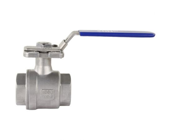 Кран DN.ru КШМП.316.230-ISO Ду32 Ру63 SS316 резьбовой с ISO фланцем D160-05354 