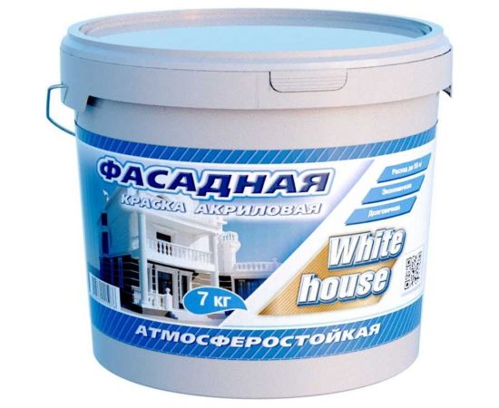 Фасадная краска White House (7 кг; морозоустойчивая) 13619 