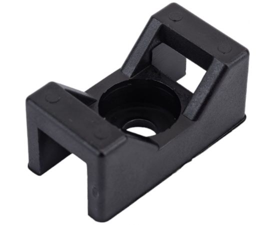 Площадка для хомутов под винт duwi 29x15 мм, черная, 10 шт. 30203 2 