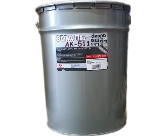 Эмаль Деоль ак-511 желтая 30 кг DAK511Y30 