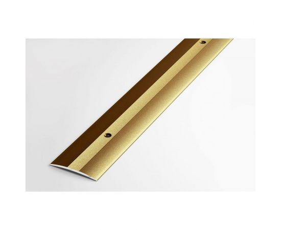 Порог прямой алюминиевый (37 мм; 0.9 м; анодированный; бронза) Лука 00000002966 