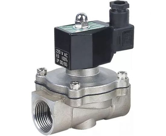 Электромагнитный клапан DN.ru соленоидный, двухходовый vs2w-301e-nc ду25 ру10 катушка 220b D130-01792 