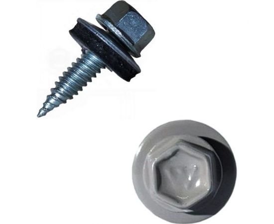 Винт HARDWEX ТМ HWX1-W-J-SP-4.8x20 мм, RAL 7005, 250 шт. 5190000001253 