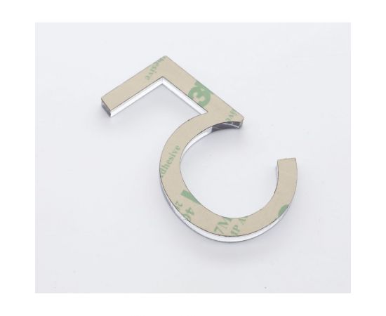 Цифра дверная 5 Brante LOFT 60 мм чёрная 150175 – изображение 3