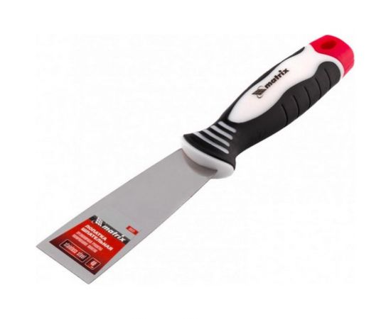 Шпательная лопатка из нержавеющей стали, 40 мм, 3-компонентная ручка MATRIX 85531 – изображение 2