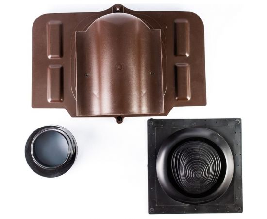 Кровельный вентиль ПОЛИВЕНТ UNIVERSAL, коричневый 4610095451715 – изображение 2