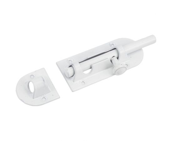 Дверной шпингалет PALIDORE SH 90 white белый 98760980 – изображение 5