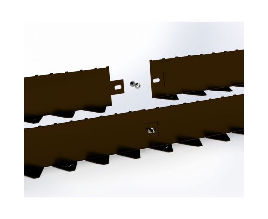 Бордюр ООО Металекс Metalex 100х70x2000 мм, коричневый, 6 шт. BRK107020 – изображение 3