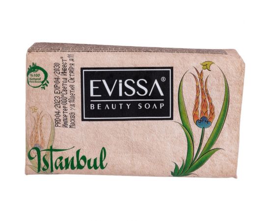 Парфюмированное туалетное мыло EVISSА с французскими отдушками в крафтовой бумаге, 140 гр, Стамбул М1765 – изображение 3