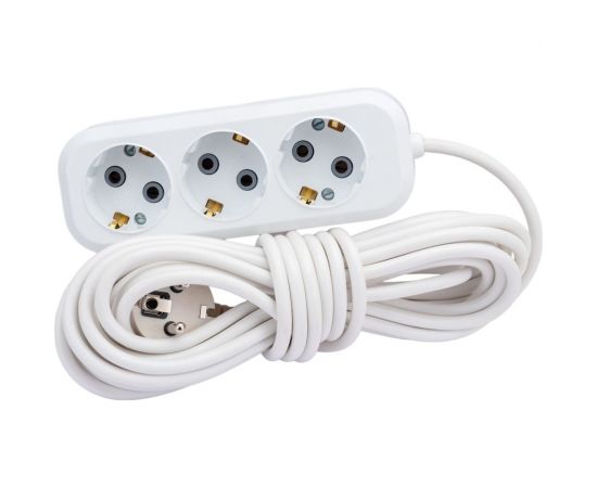 Удлинитель STEKKER 3 гнезда с/з 3x0,75, 7м, серия Home HM01-31-07 ,Ухз-10 39216 – изображение 4