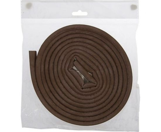Резиновый уплотнитель ТУНДРА krep, профиль D, 9х8 мм, коричневый, 6 м 3794721 – изображение 2