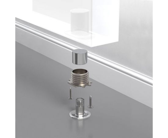 Упор дверной скрытый STELS TR прозрачный Armadillo 45893 – изображение 7