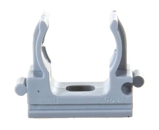 Держатель-клипса для труб Экопласт CF20G D20 мм, 10 шт 41720-10 – изображение 4