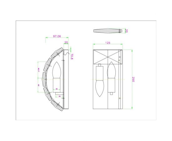 Настенный светильник Divinare CHARA 3508/02 AP-2 – изображение 4