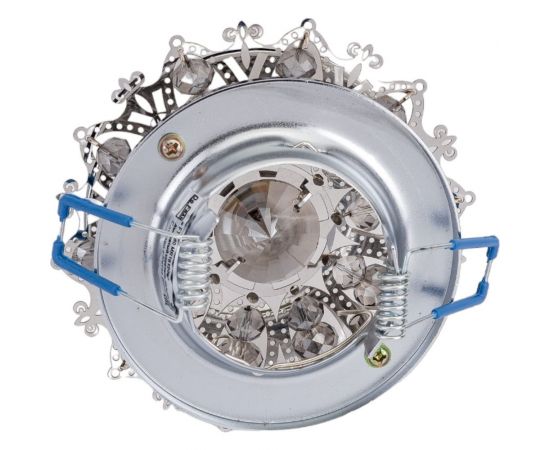 Встраиваемый светильник De Fran MR16 хром+дымчатый хрусталь, FT 880 x – изображение 2