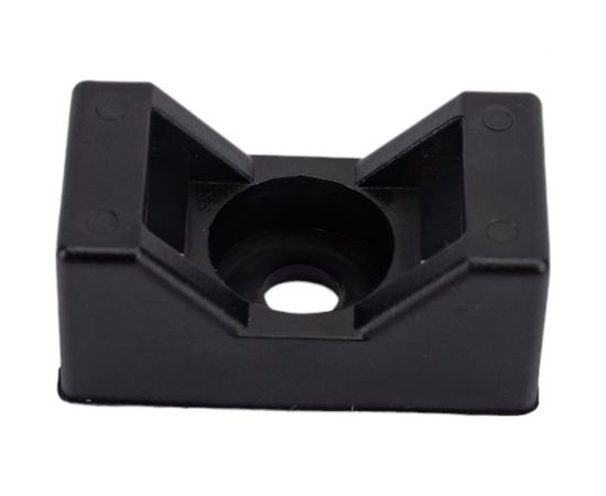 Площадка для хомутов под винт duwi 29x15 мм, черная, 10 шт. 30203 2 – изображение 3