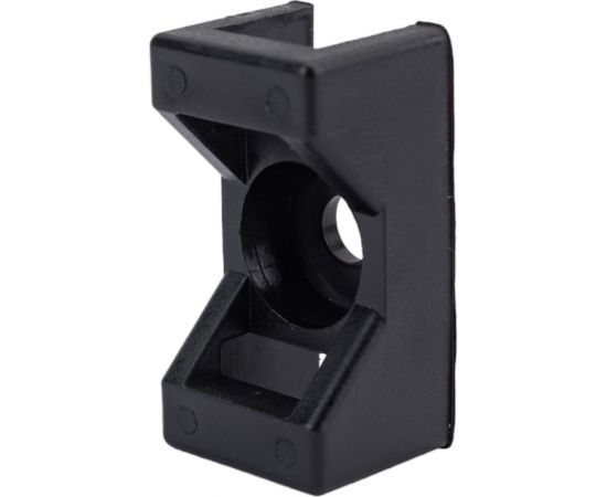 Площадка для хомутов под винт duwi 29x15 мм, черная, 10 шт. 30203 2 – изображение 2