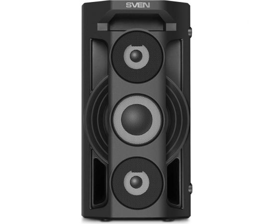 Портативная колонка SVEN АС PS-680 черная, 65 Вт, TWS, Bluetooth, FM, USB, microSD, LED-дисплей, пульт, 4400 мА*ч SV-020187 – изображение 10