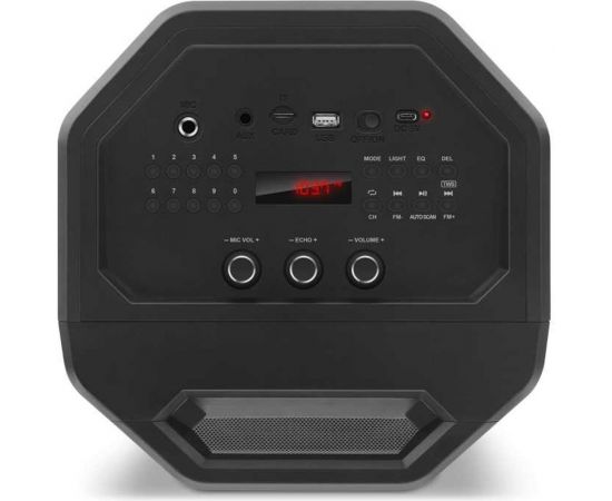 Портативная колонка SVEN АС PS-680 черная, 65 Вт, TWS, Bluetooth, FM, USB, microSD, LED-дисплей, пульт, 4400 мА*ч SV-020187 – изображение 9