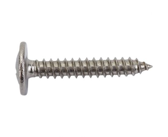 Нержавеющий саморез с прессшайбой KREPFIELD 4,2x25 мм, ART 9999, А2, самонарезающий, крестообразный шлиц PH, 100 шт. 9999A2саморез с прессшайбой4.2X25-100 