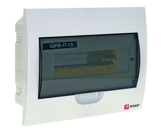 Распределительный встраиваемый щит EKF ЩРв-П-15 IP40 пластиковый pb40-v-15 
